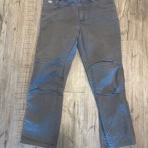 Kuhl  rebel vintage patina dye Men's Slim Straight Jeans - Gray